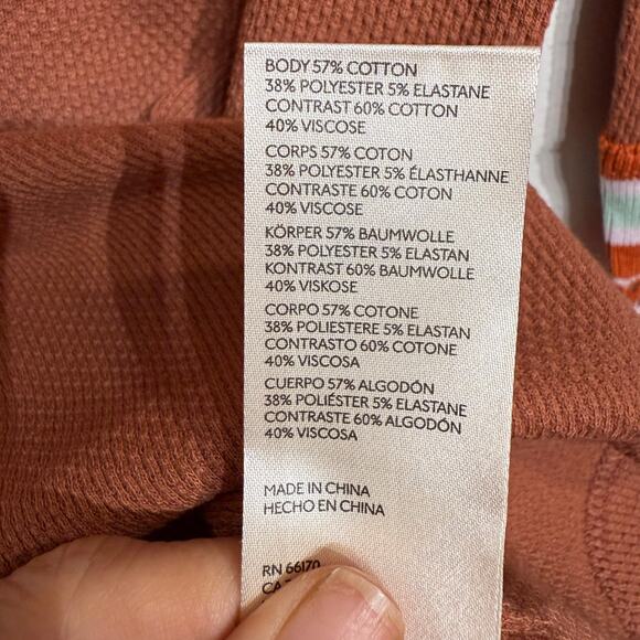 Free People Autumn Combo Mikah Layering Cuff Top Sz S NWT - Picture 6 of 13